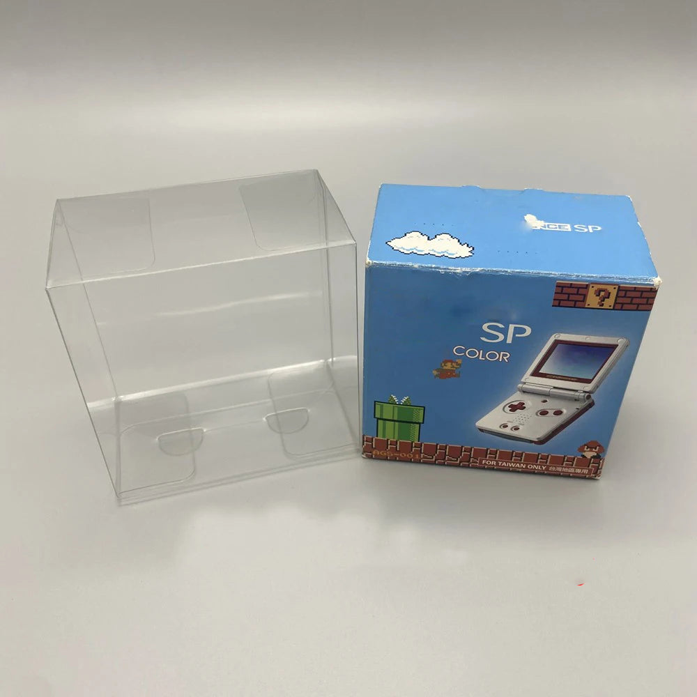 Caja de consola con funda PET transparente semirrígida de 0,5 mm