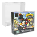 Funda PET para cajas de juegos de PlayStation 1 (doble CD)