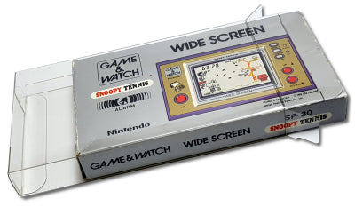 Funda PET para caja de consola Game & Watch Pantalla Ancha y Nueva Pantalla Ancha