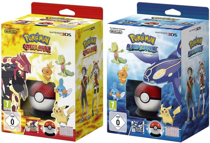 Funda PET para Pokémon Rubí Omega y Zafiro Alfa Starter Box (3DS)