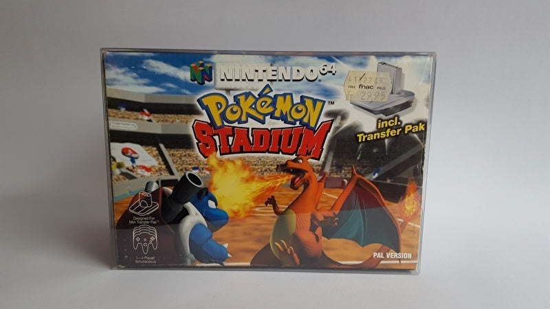 Funda PET para Pokémon Stadium big box (Nintendo 64)
