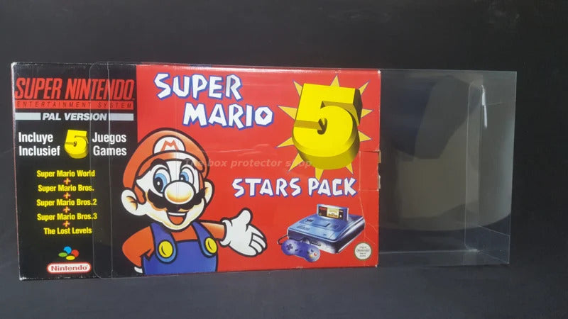 Funda PET para caja de consola Super Nintendo Pack - foto 1